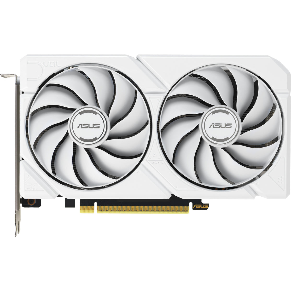 Carte graphique Asus Radeon RX 9060 XT Dual White Edition 16 Go (blanc, RDNA4, GDDR6, 2x Display Port, 1x HDMI 2.1)