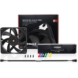 Noctua nf-a12x15 pwm chromax.black.swap case ventilateur (noir, 120 x 120 x 15 mm)