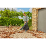 Aspirateur Gardena - souffleur powerjet collect aspirateur à feuilles souffleur de feuilles (gris noir, batterie 18v p4a et chargeur inclus)