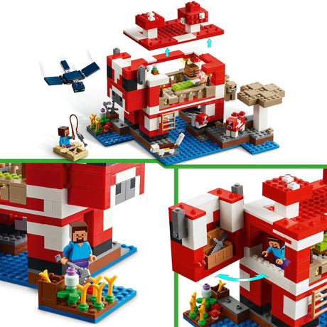 Lego minecraft 21270 la maison des champignons-moos