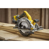 Scie circulaire Stanley fatmax v20 18v scie circulaire à main 190mm (noir jaune, batterie et chargeur inclus, avec étui)