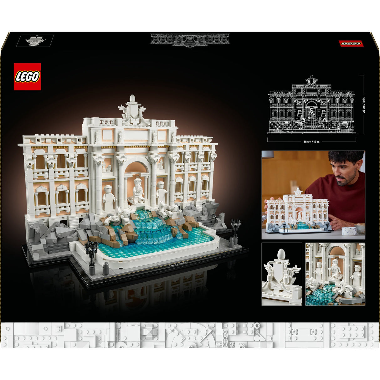 Lego architecture 21062 la fontaine de Trevi