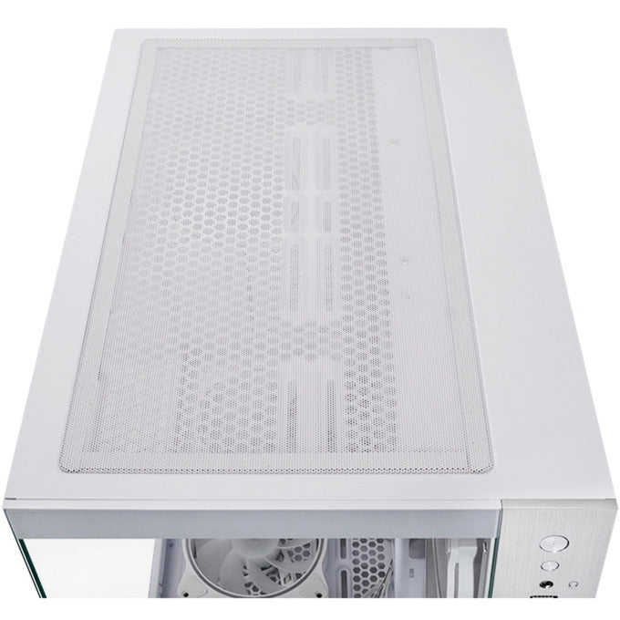Boîtier Chieftec Visio Midi Tower (blanc | 2x USB-A | 1x USB-C | RVB | verre trempé)