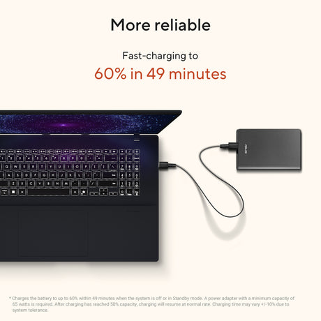 Asus vivobook 18 m1807ha-s16512w 18.4 copilot+ laptop (blauw | r7 260 | radeon 780m | 16 gb | 512 gb ssd)
