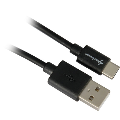 Sharkoon USB-A 2.0 - Câble USB-C (noir, 1,5 mètres)