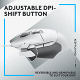 Souris de jeu Logitech g502 x (blanche, 100 - 25 600 dpi)
