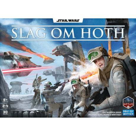 Asmodee star wars : jeu de société Battle of Hoth (néerlandais, 2 à 4 joueurs, 30 minutes, à partir de 8 ans)