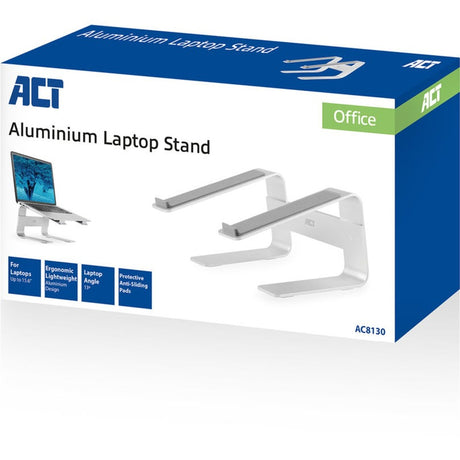 Act connectivité support pour ordinateur portable en aluminium (aluminium)