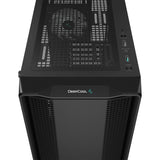 Boîtier tour midi Deepcool cc560 v2 (noir | 2x USB-A | verre trempé)