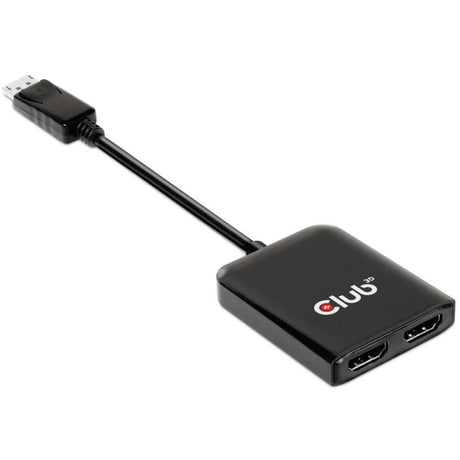 Club 3D Hub de transport multi-flux DisplayPort 1.4 vers 2x HDMI double moniteur 4K60Hz (noir)