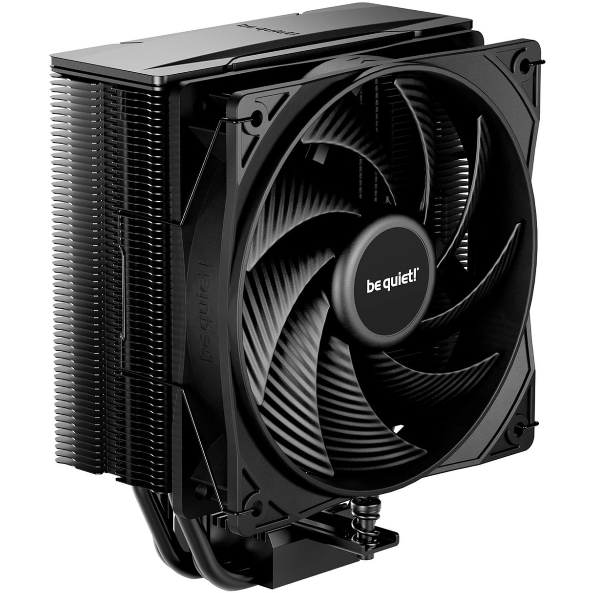 Soyez silencieux! Refroidisseur de processeur Pure Rock 3 noir (noir, connecteur de ventilateur PWM à 4 broches)