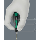 Wera Tool-Check Modular Micro 1, jeu d'embouts 21 pièces (noir vert)