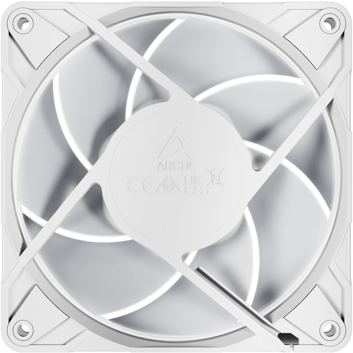 Ventilateur de boîtier Arctic p12 pro a-rgb (blanc, 120x120x25mm, pwm)