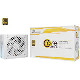 Alimentation modulaire Seasonic core gx-850-v2-white de 850 watts (blanc, 1x 12v-2x6, 2x pcie)