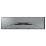 Cherry KW 9100 slim, clavier (noir argenté, disposition UE (QWERTY), commutateurs à ciseaux, ABS, USB-C, 2,4 GHz, Bluetooth)
