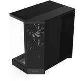 Boîtier tour midi Nzxt h9 flow (noir (mat) | 2x USB-A | 1x USB-C | verre trempé)