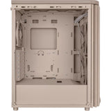 Asus proart pa401 wood edition - mesh panel midi tower behuizing (beige houtkleur | 2x usb-a | 1x usb-c)
