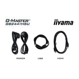 Moniteur de jeu Iiyama G-Master Black Hawk GB2441HSU-B1 23,8 (noir, HDMI, DisplayPort, 2x USB-A, USB-B, 144 Hz)