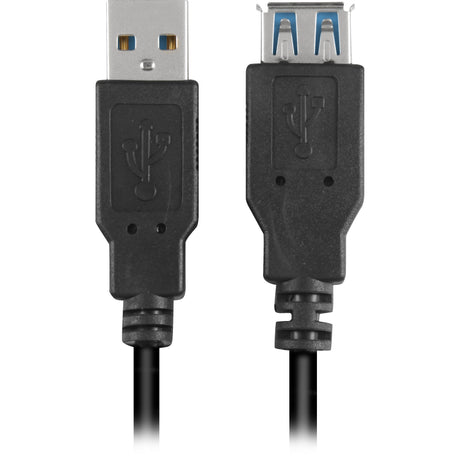 Câble d'extension Sharkoon USB 3.0 (noir, 1 mètre)