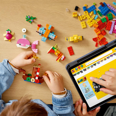 Lego classic - jouets de construction créatifs amusants en mer (11018)