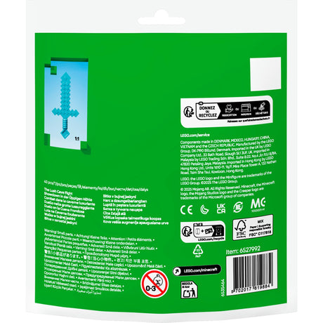 Lego 30705 sac minecraft duel dans la grotte luxuriante