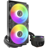 Arctic Liquid Freezer III Pro 280 A-RGB Refroidissement par eau (noir, connecteur de ventilateur PWM à 4 broches)