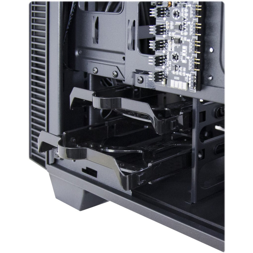Boîtier tour midi micro Inter-tech x-608 infinity (noir | 1x USB-A | 1x USB-C | RVB | fenêtre)