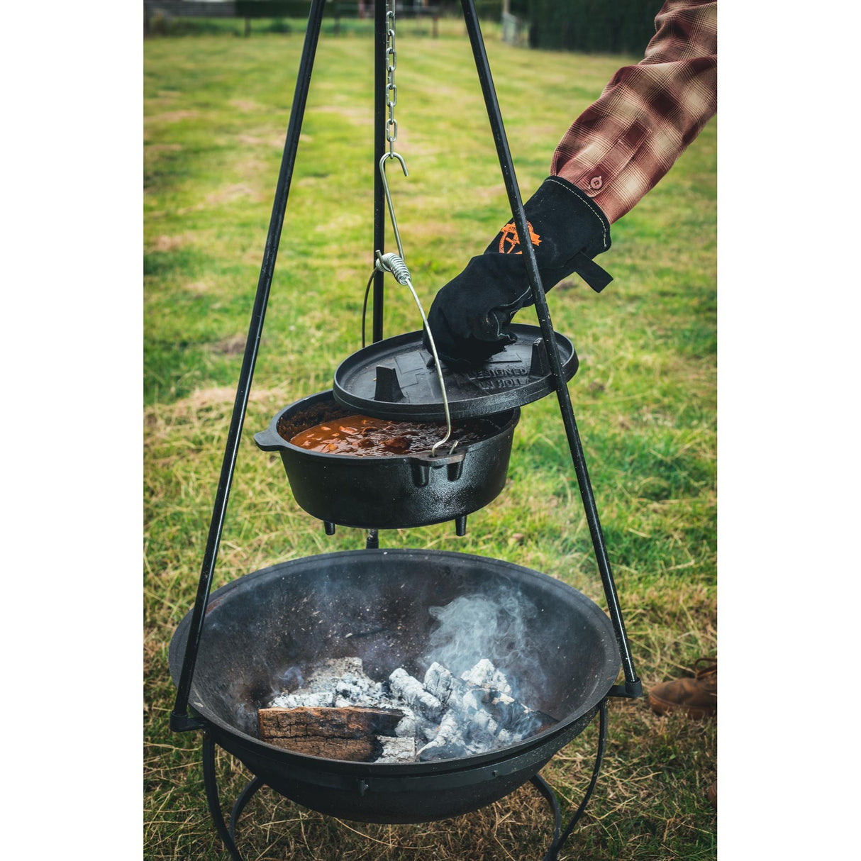 The Windmill Dutch Oven Poêle de cuisson 6 qt (noir, ø 31,5 cm | 5,9 litres)