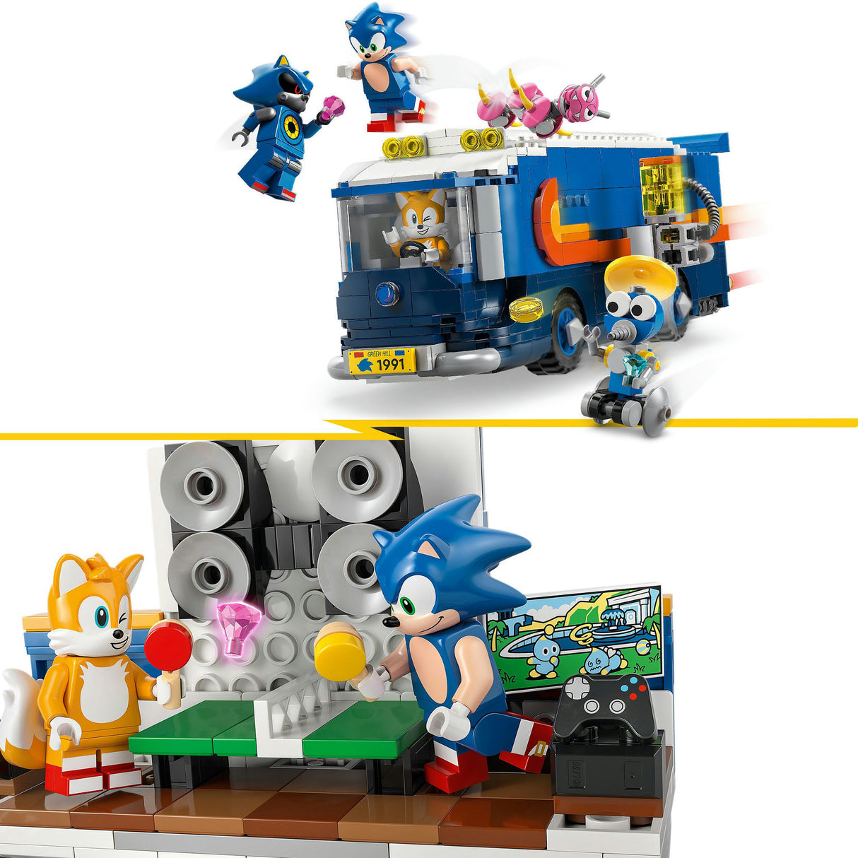 Lego Sonic 77006 Le camion de commandement Team Sonic