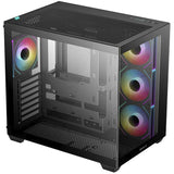Boîtier tour midi Deepcool CG530 4f (noir | 2x USB-A | 1x USB-C | RGB | verre trempé)
