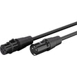Goobay xlr-aansluitkabel (zwart, 2 meter)