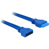 Delock câble d'extension connecteur à broches USB 3.0 (bleu)