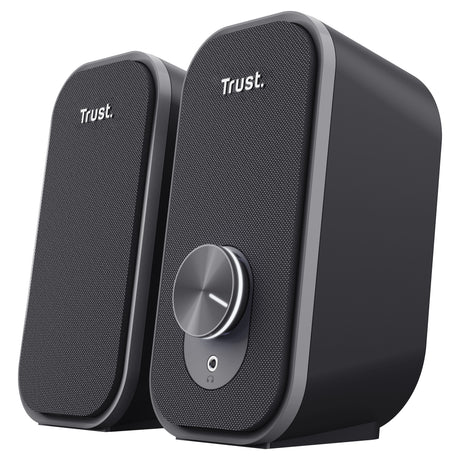 Trust ador 2.0-luidsprekerset pc-luidspreker (zwart grijs)