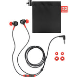 Écouteurs filaires Powera pour intra-auriculaires Nintendo Switch 2 (noir rouge, Nintendo Switch 2, Nintendo Switch, Nintendo Switch - modèle OLED, Nintendo Switch Lite)
