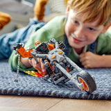 Lego Marvel - Jouet de construction de moto Mech Ghost Rider (76245)