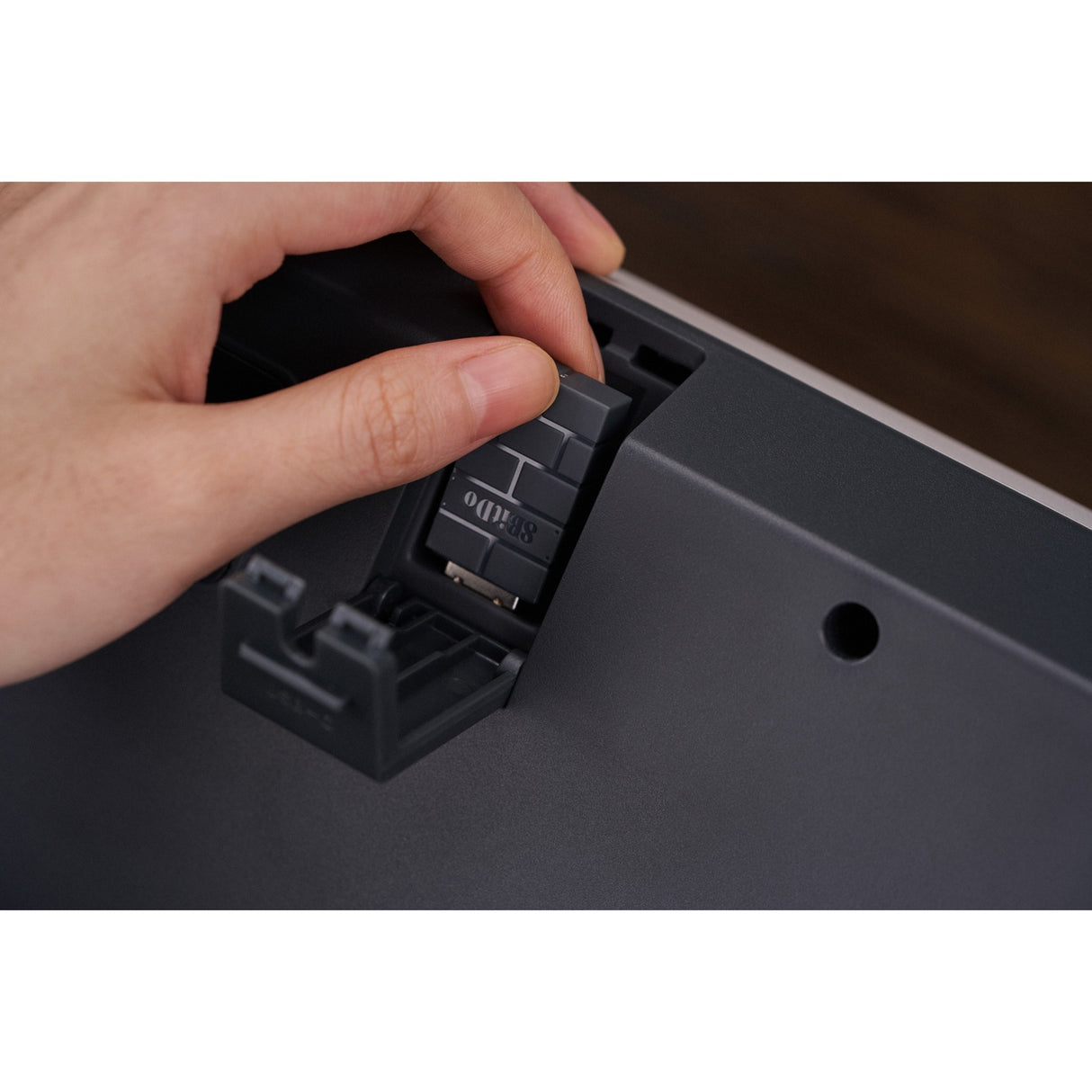 Manette de jeu arcade stick 8bitdo (gris)