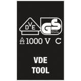 Wera kraftform kompakt vde 16 torque extra slim 1 outil