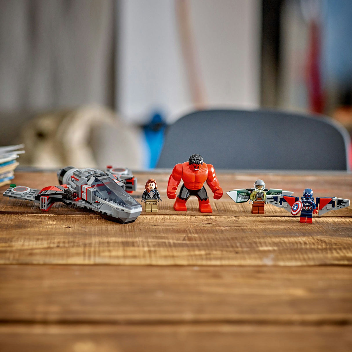 Lego Marvel 76292 Duel Captain America contre Hulk Rouge