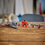 Lego Marvel 76292 Duel Captain America contre Hulk Rouge