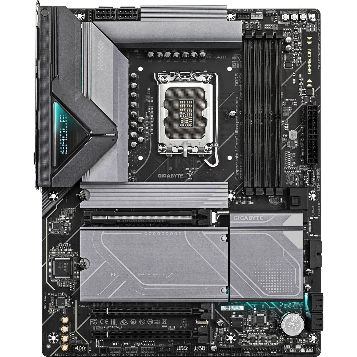 Carte mère Gigabyte z890 eagle socket 1851 (raid, 2,5 Go lan, son, atx)
