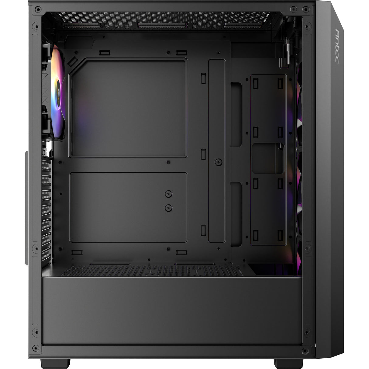 Boîtier tour midi Antec ax67 argb (noir | 3x usb-a | verre trempé)
