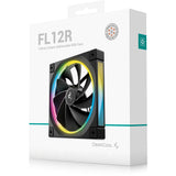 Deepcool fl12r rgb ventilateur de boîtier (noir, 120 x 120 x 25 mm, pwm)