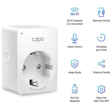 TP-Link Tapo P100 Mini WiFi StopContact (4 pack)