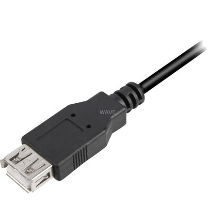 Câble d'extension Sharkoon USB 2.0 (noir, 3 mètres, double blindage)
