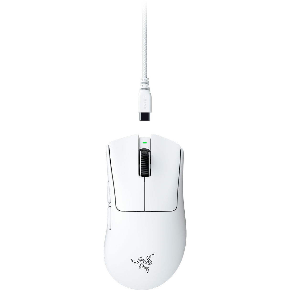 Souris de jeu Razer deathadder v4 pro (blanche, jusqu'à 45 000 dpi, 8 000 Hz)