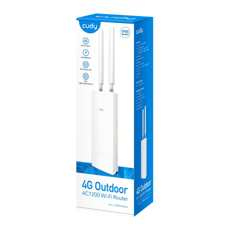 Routeur wi-fi 4g ac1200 intérieur et extérieur Cudy