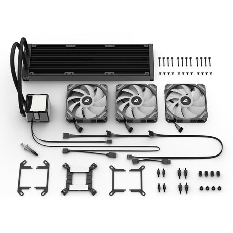 Refroidissement par eau Sharkoon s60 argb (noir, pwm 4 broches)