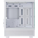 Boîtier mini tour Silverstone lucid 04 (blanc | 2x USB-A | 1x USB-C | RVB | verre trempé)