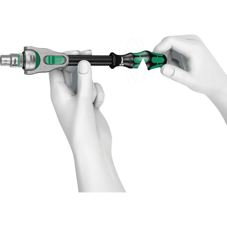 WERA 8100 SC 6 Zyklop Speed ​​Rattels Set, 1 2 Drive