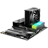 Soyez silencieux! Refroidisseur de processeur Pure Rock 3 noir (noir, connecteur de ventilateur PWM à 4 broches)